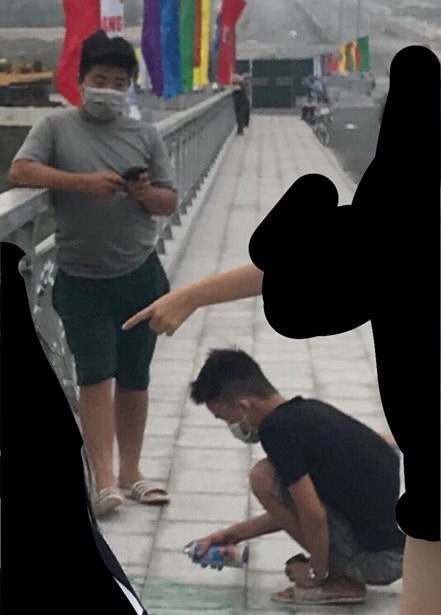 ngăn chặn lấn chiếm cầu Hoàng Văn Thụ ảnh 1 ngan chan lan chiem cau Hoang Van Thu anh 1