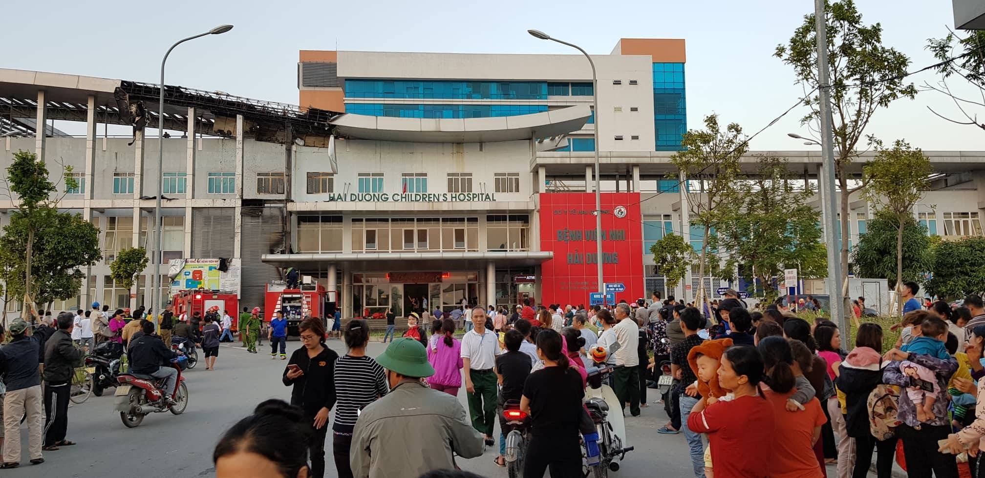 chay Benh vien Nhi Hai Duong anh 2