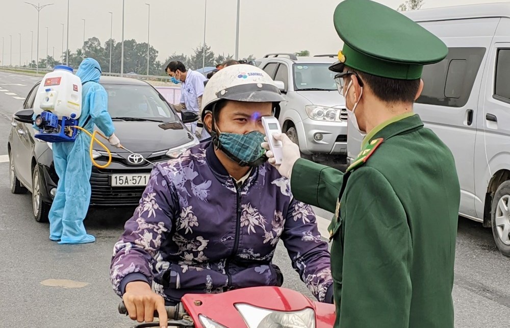 Hai Phong lap 6 chot kiem soat dich tai cua ngo duong bo hinh anh