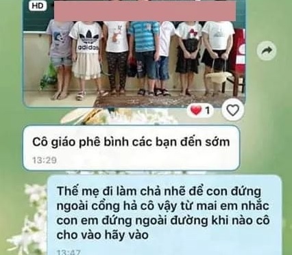 phạt học sinh đứng ngoài nắng ảnh 2 phat hoc sinh dung ngoai nang anh 2