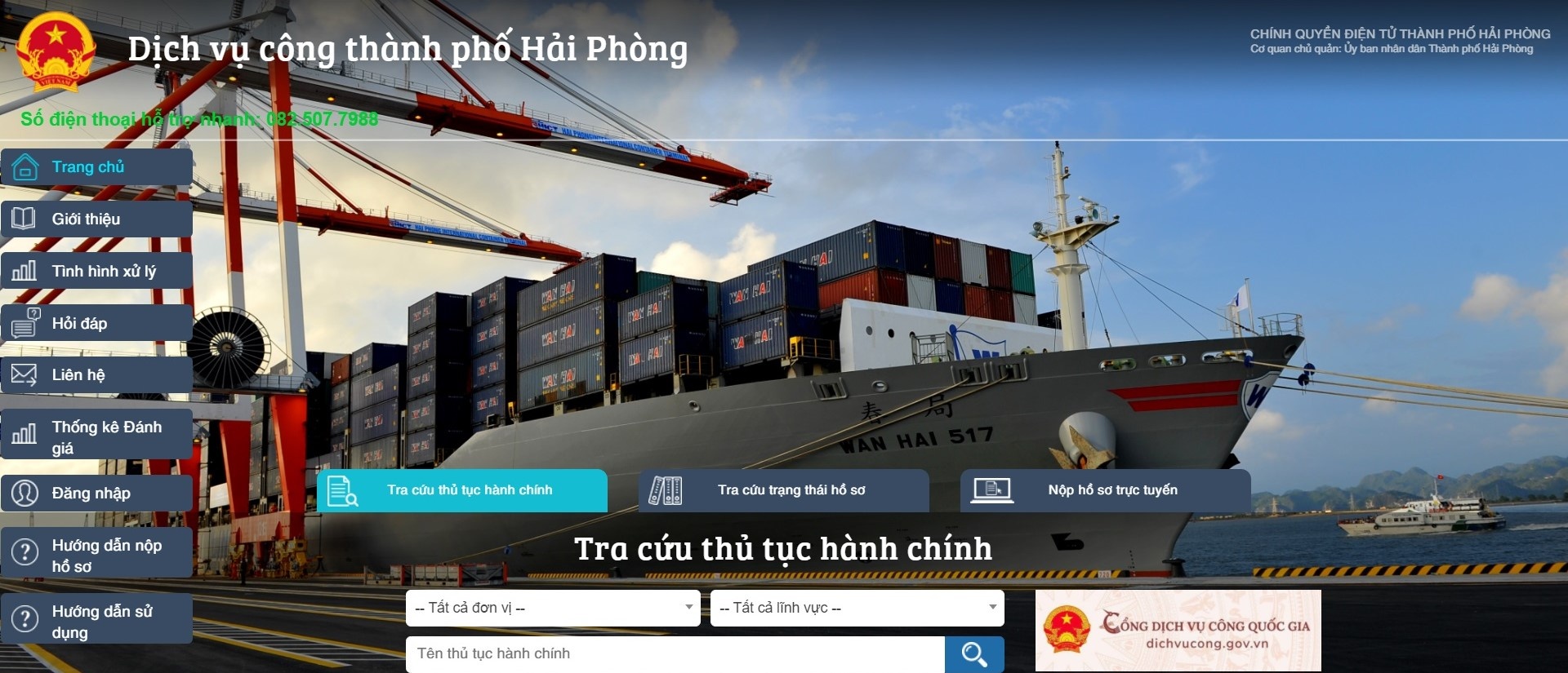 Hai Phong thu phi dich vu cong anh 1