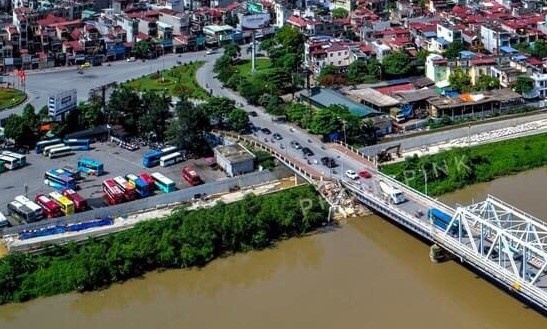 Thi cong cau 2.200 ty, Hai Phong chuyen xe khach khoi ben Cau Rao hinh anh