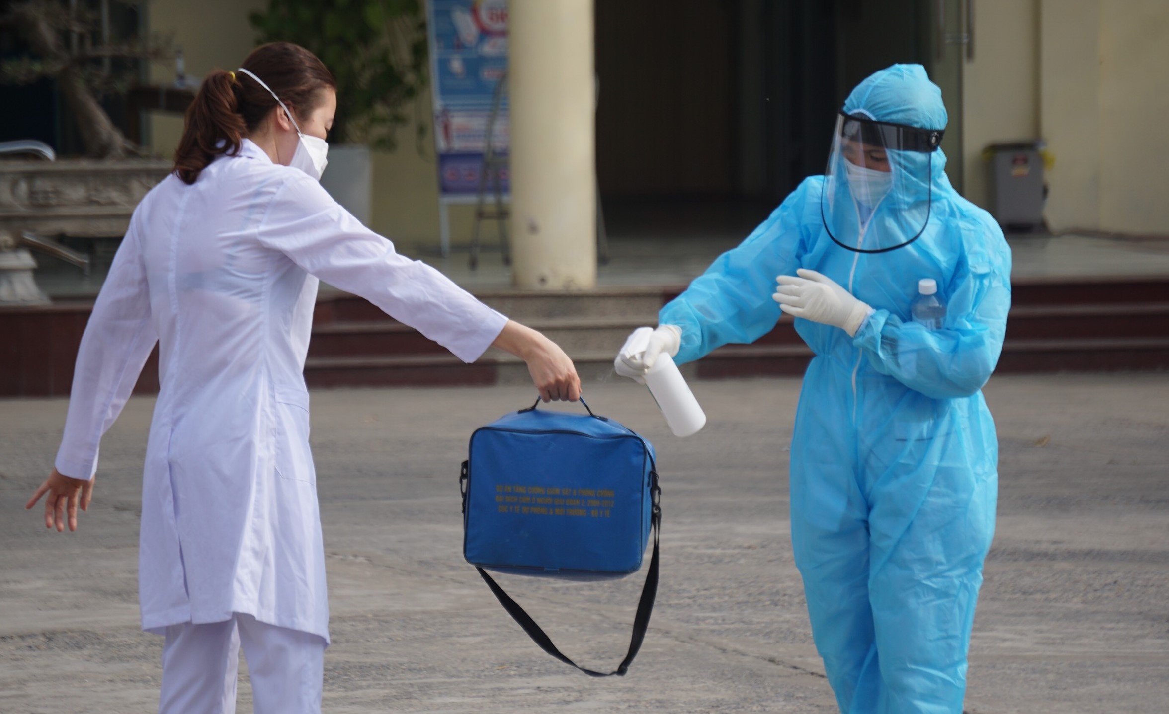 Canh phong toa benh vien o Hai Phong vi ca duong tinh SARS-CoV-2 hinh anh