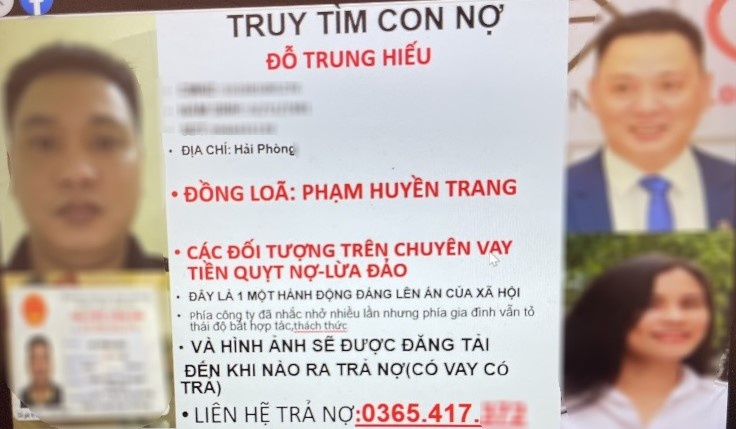 ghép ảnh vào thông tin đòi nợ ảnh 2 ghep anh vao thong tin doi no anh 2