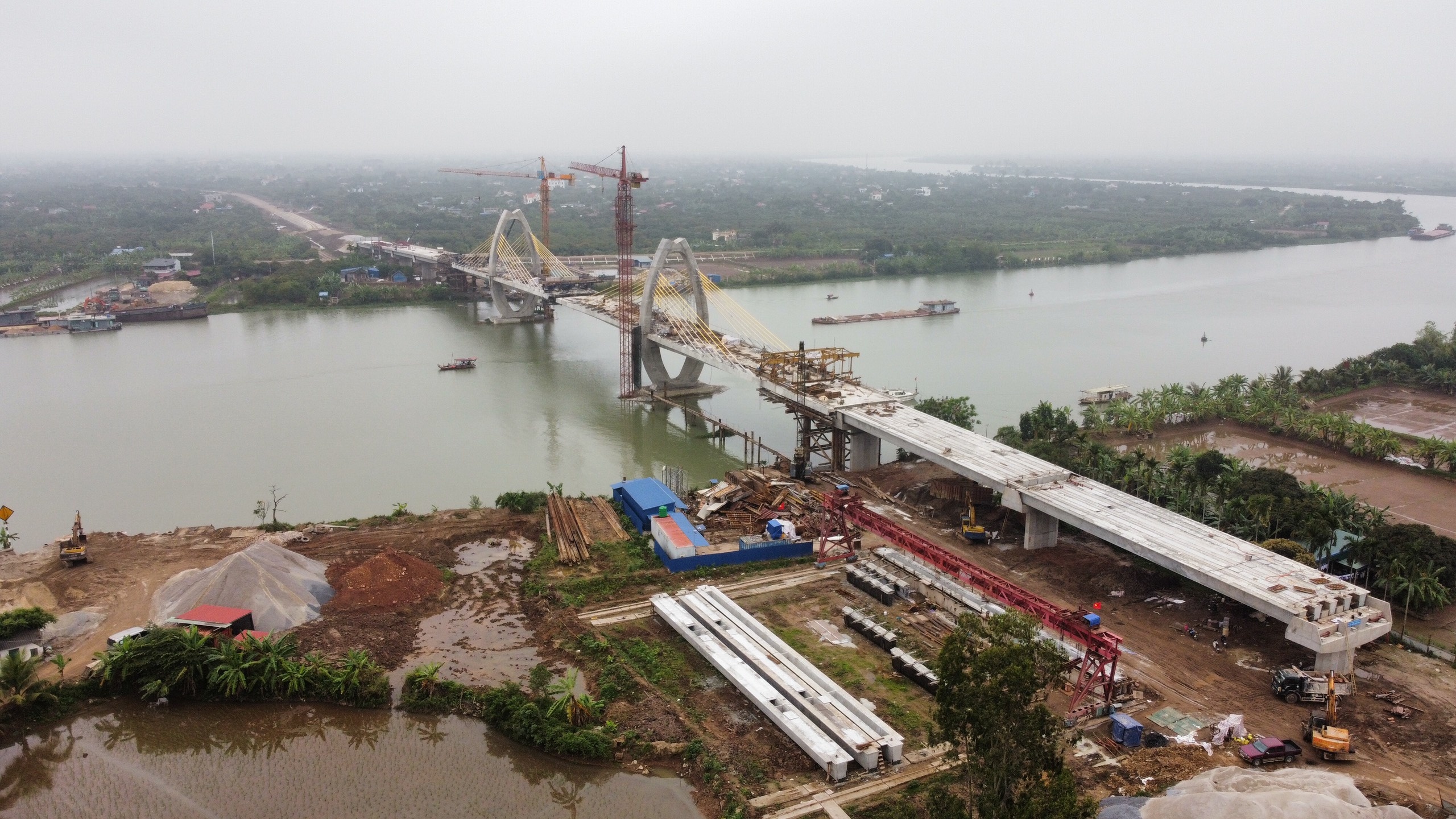 du an cau Quang Thanh cham tien do anh 1