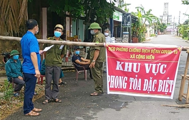 Hai Phong phong toa thon co ca duong tinh voi SARS-CoV-2 hinh anh