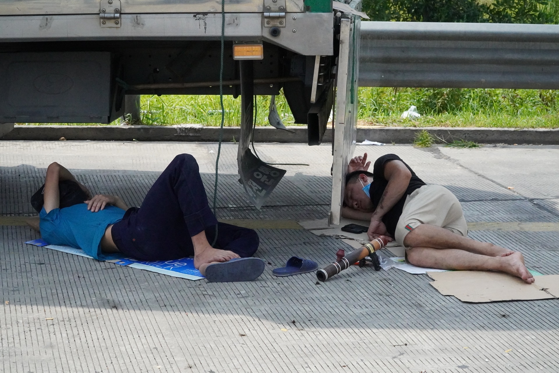 tai xe va vat o chot Hai Phong anh 7