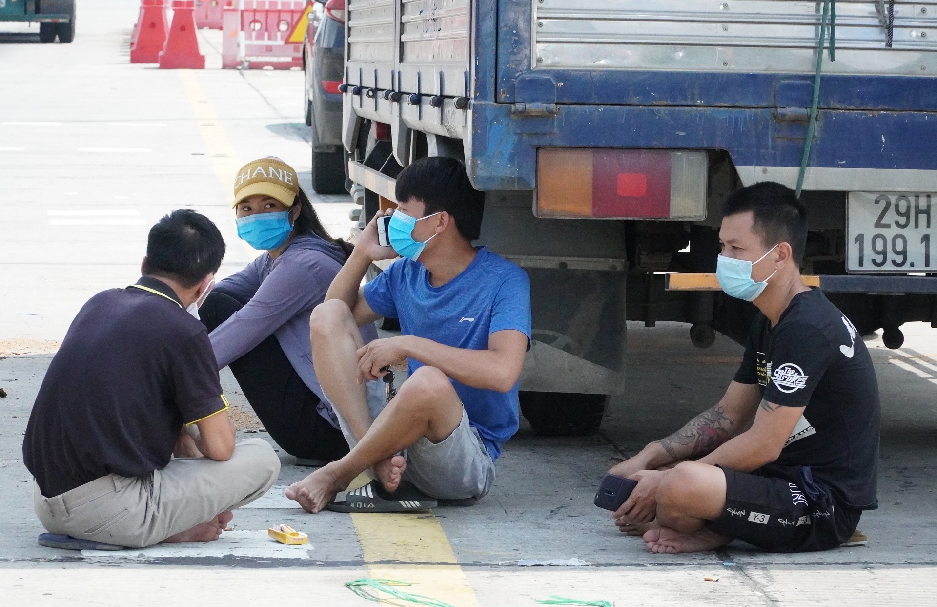 tai xe va vat o chot Hai Phong anh 6