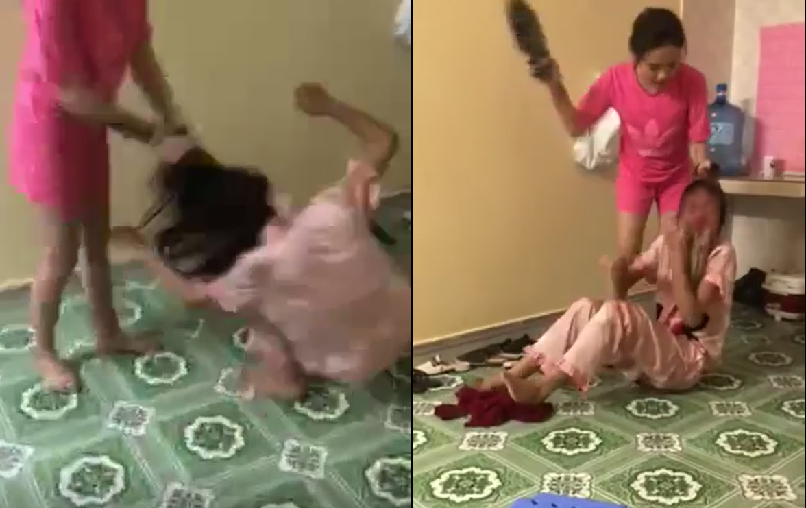 thieu nu bi lot do anh 1