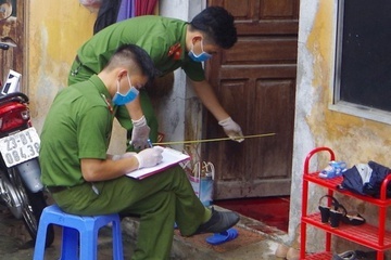 Mau thuan luc an com, chong dam chet vo hinh anh