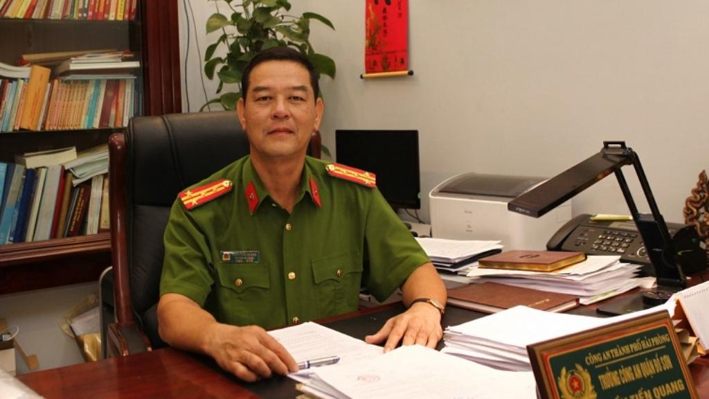 Cuu Truong cong an quan Do Son bi bat tam giam hinh anh