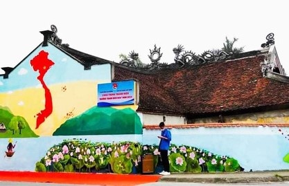 Ve bich hoa xam hai di tich dinh co, Hai Duong bao cao Cuc Di san hinh anh