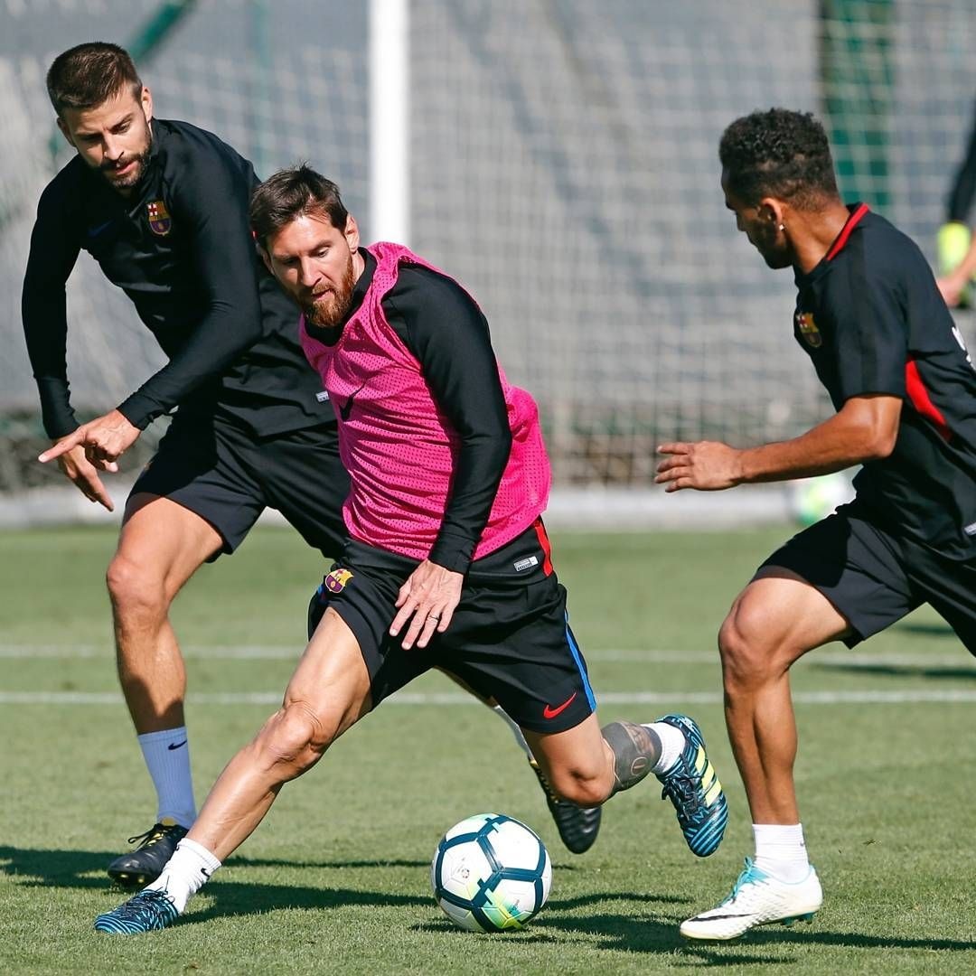 Messi tap kickboxing de chuan bi cho World Cup anh 2