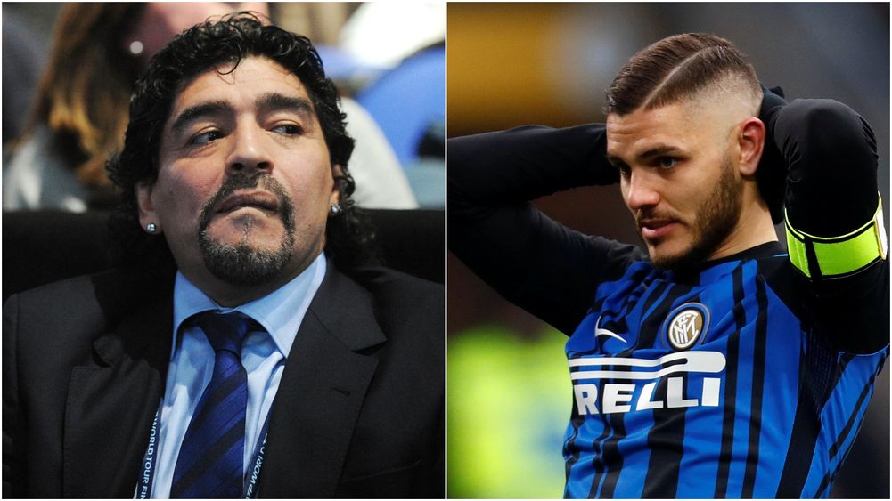 Diego Maradona ngủ với vợ Mauro Icardi? ảnh 2 Diego Maradona ngu voi vo Mauro Icardi? anh 2