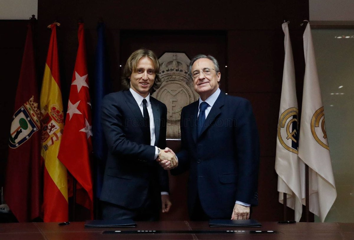 Real Madrid ban Modric sang Inter,  Modric anh 1