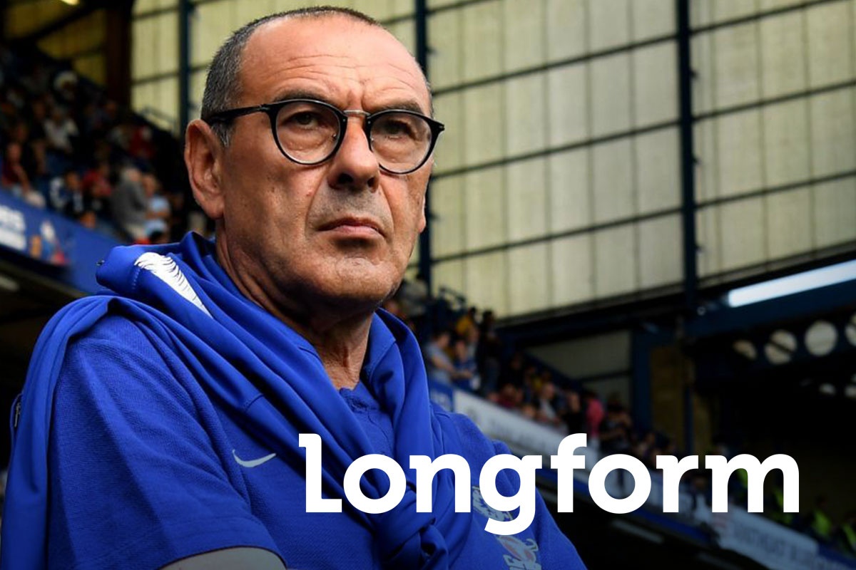 Chelsea va canh bac giua giong bao voi Maurizio Sarri hinh anh