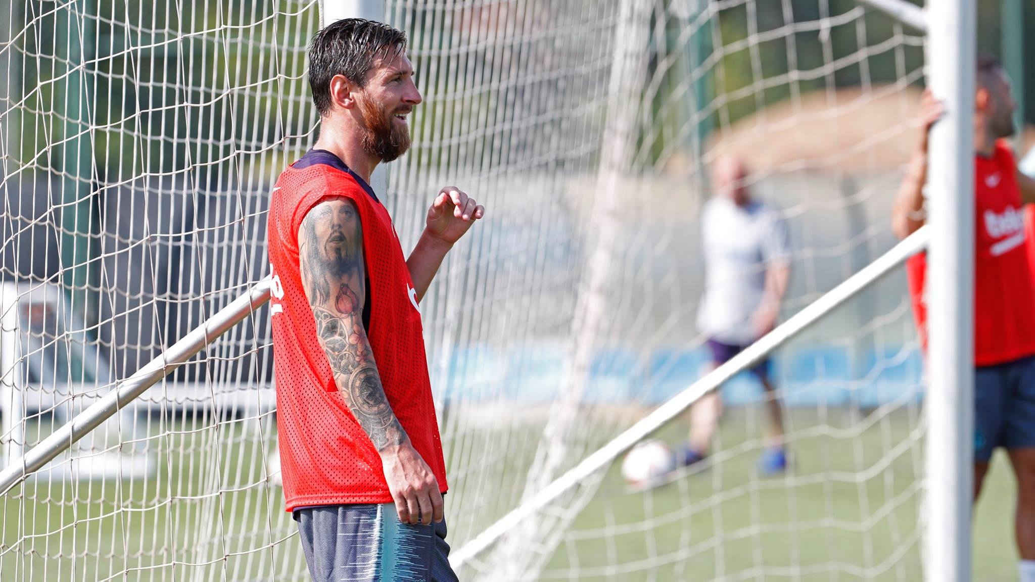 Barca vs Sevilla,  Messi anh 3