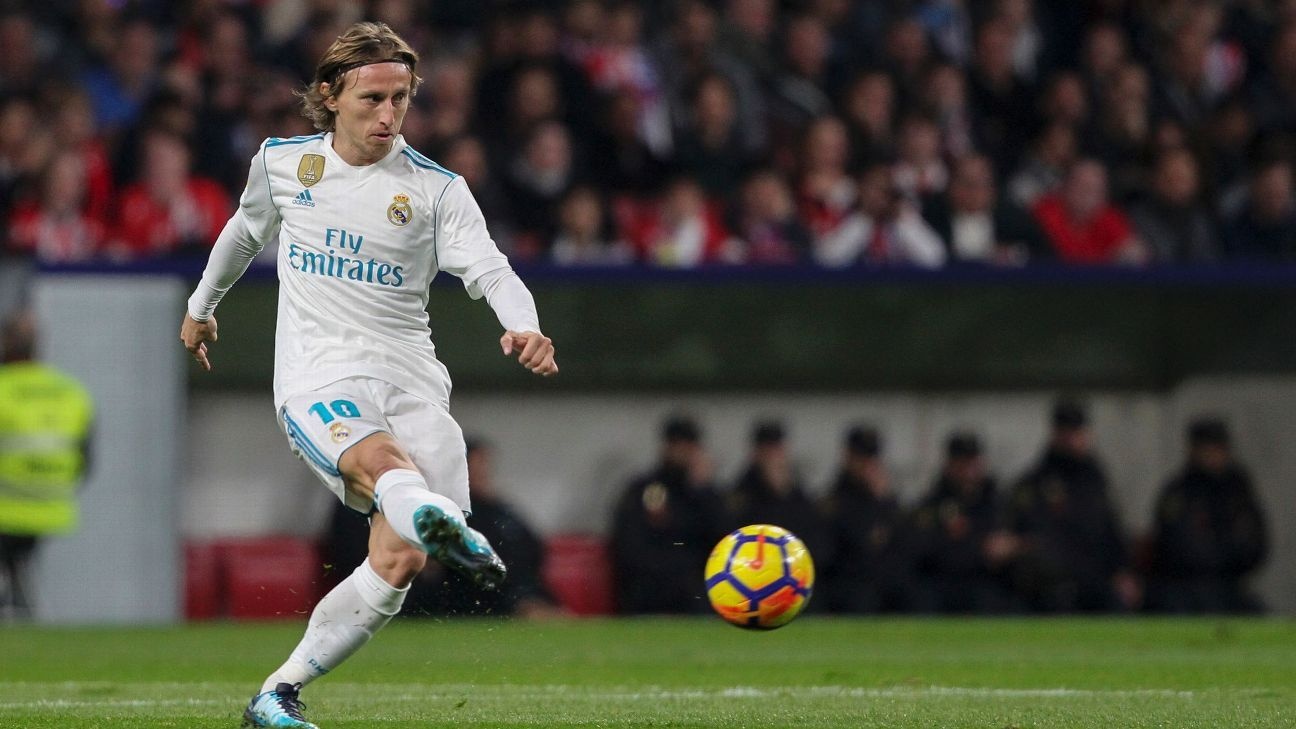 Real Madrid vs Atletico Madrid,  Modric anh 1