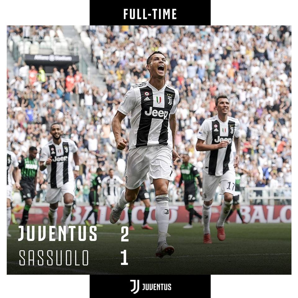 Ronaldo giúp Juventus thắng Sassuolo 2-1 ảnh 1 Ronaldo giup Juventus thang Sassuolo 2-1 anh 1