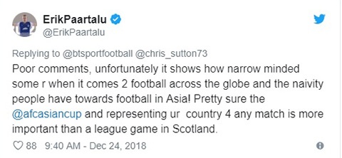 Cựu sao Chelsea chê Asian Cup là giải đấu 'chuột Mickey' ảnh 2 Cuu sao Chelsea che Asian Cup la giai dau 'chuot Mickey' anh 2