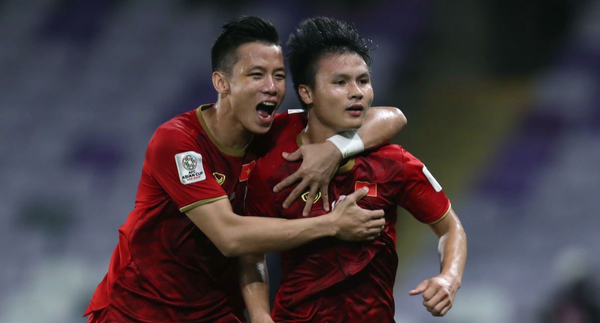 Viet Nam gianh ve vao vong 1/8 Asian Cup nho hon Lebanon chi so phu hinh anh