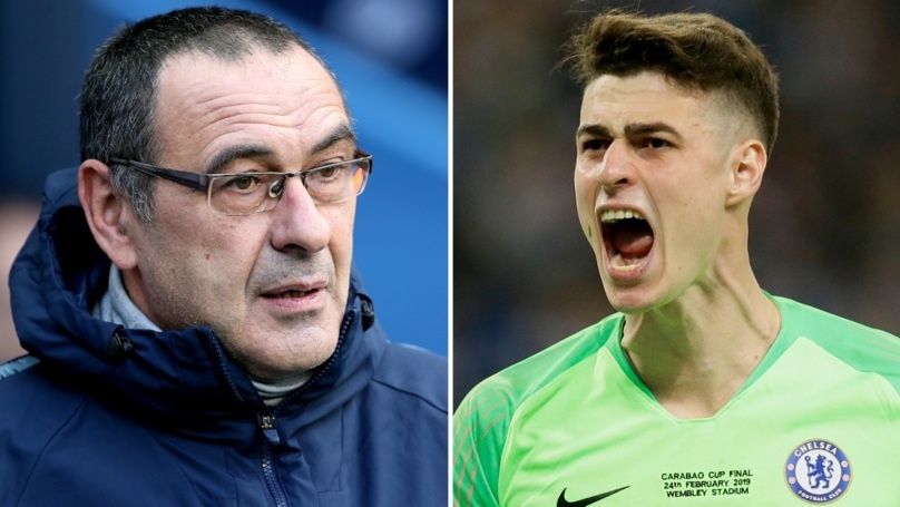 Chelsea phat Kepa sau vu chong lai HLV Sarri hinh anh