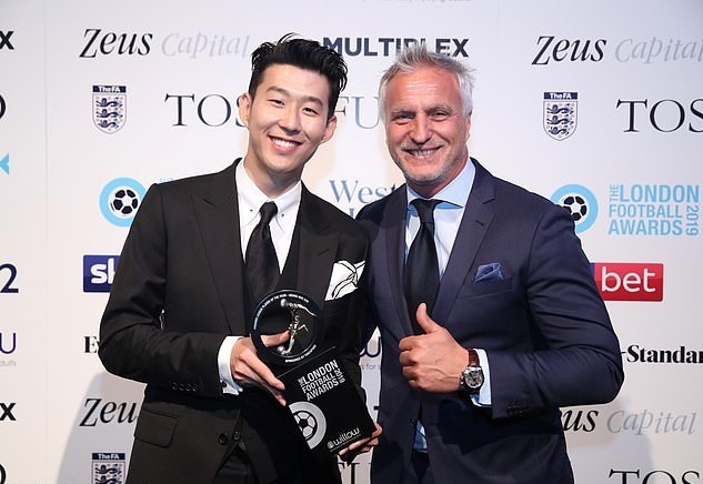 Son Heung-min gianh giai cau thu hay nhat nam cua London hinh anh