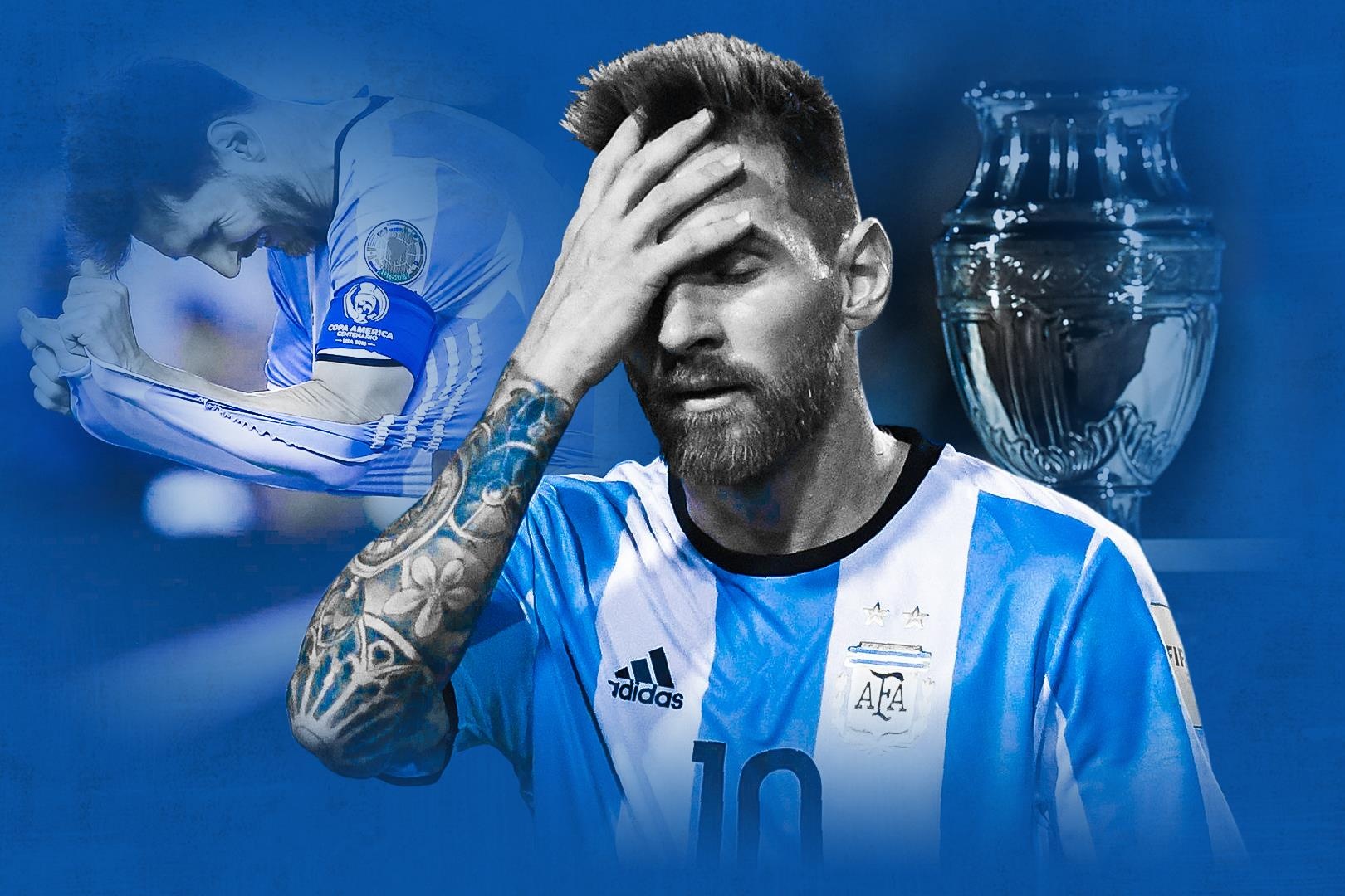 Lionel Messi va noi am anh vinh quang o Copa America hinh anh