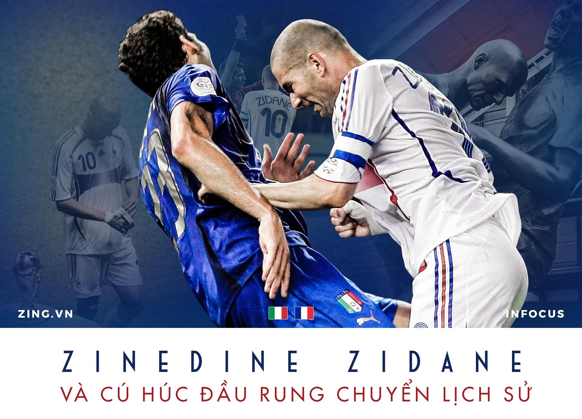 Zinedine Zidane húc đầu ảnh 2 Zinedine Zidane huc dau anh 2