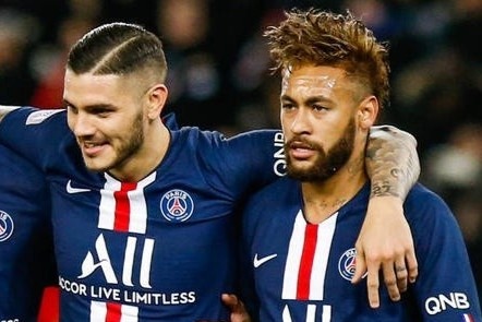 Neymar - Mbappe cung nhau tay chay Icardi hinh anh