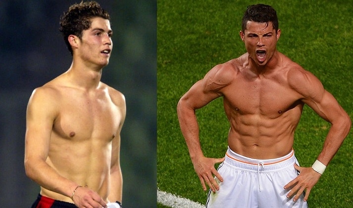 Ronaldo tu cau be gay go den sieu sao vam vo hinh anh