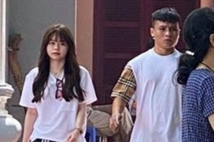 Quang Hai di le cung Huynh Anh hinh anh