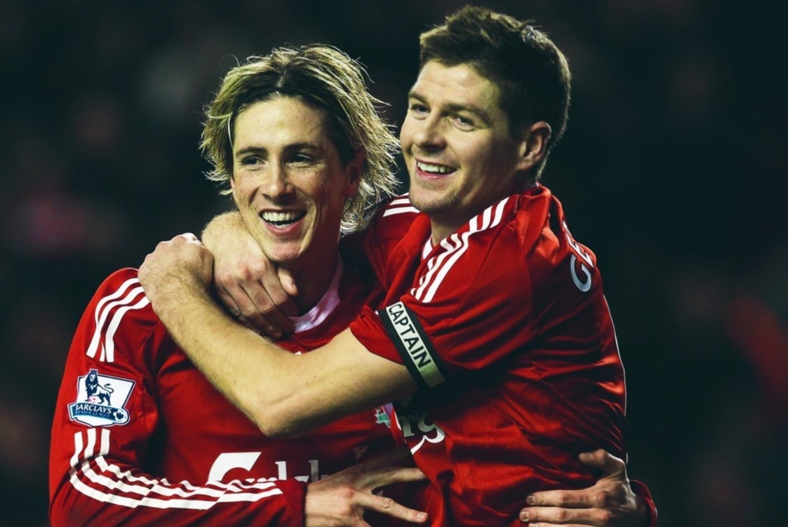 Gerrard, Torres chuc mung chuc vo dich cua Liverpool hinh anh