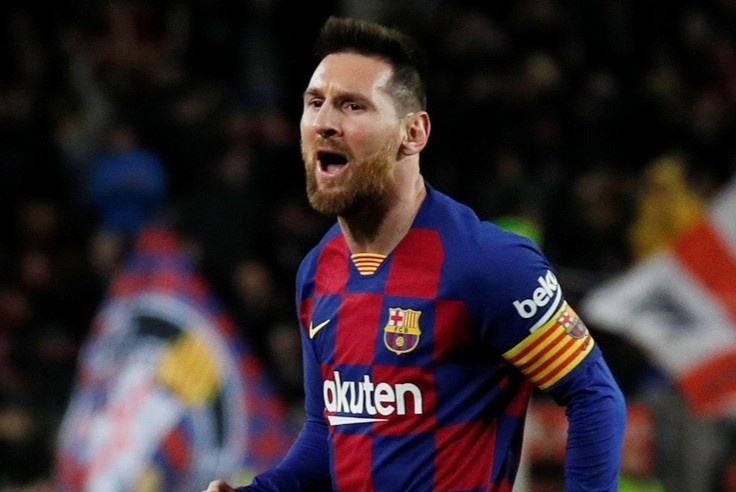 Barca dang lang phi Messi hinh anh