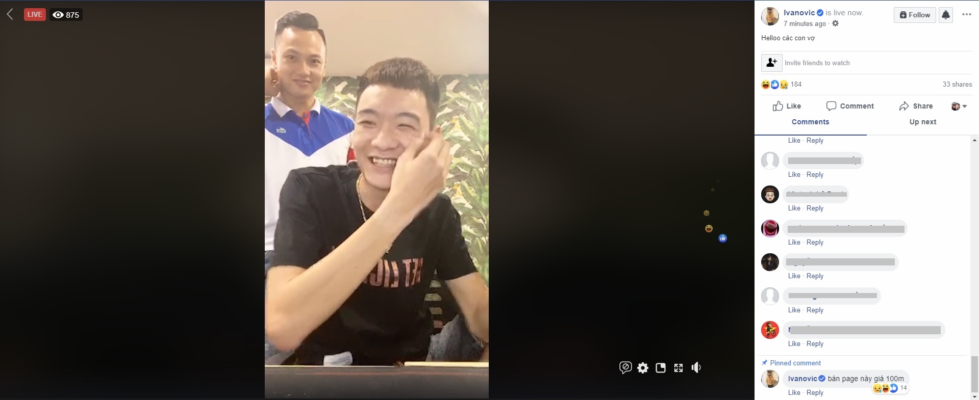 fanpage ivanovic bi hack anh 1