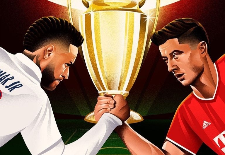 PSG vs Bayern Munich - tran chung ket dung nghia trong mo hinh anh