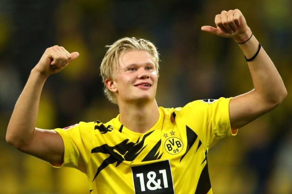 Haaland lap cu dup trong chien thang 3-0 cua Dortmund hinh anh