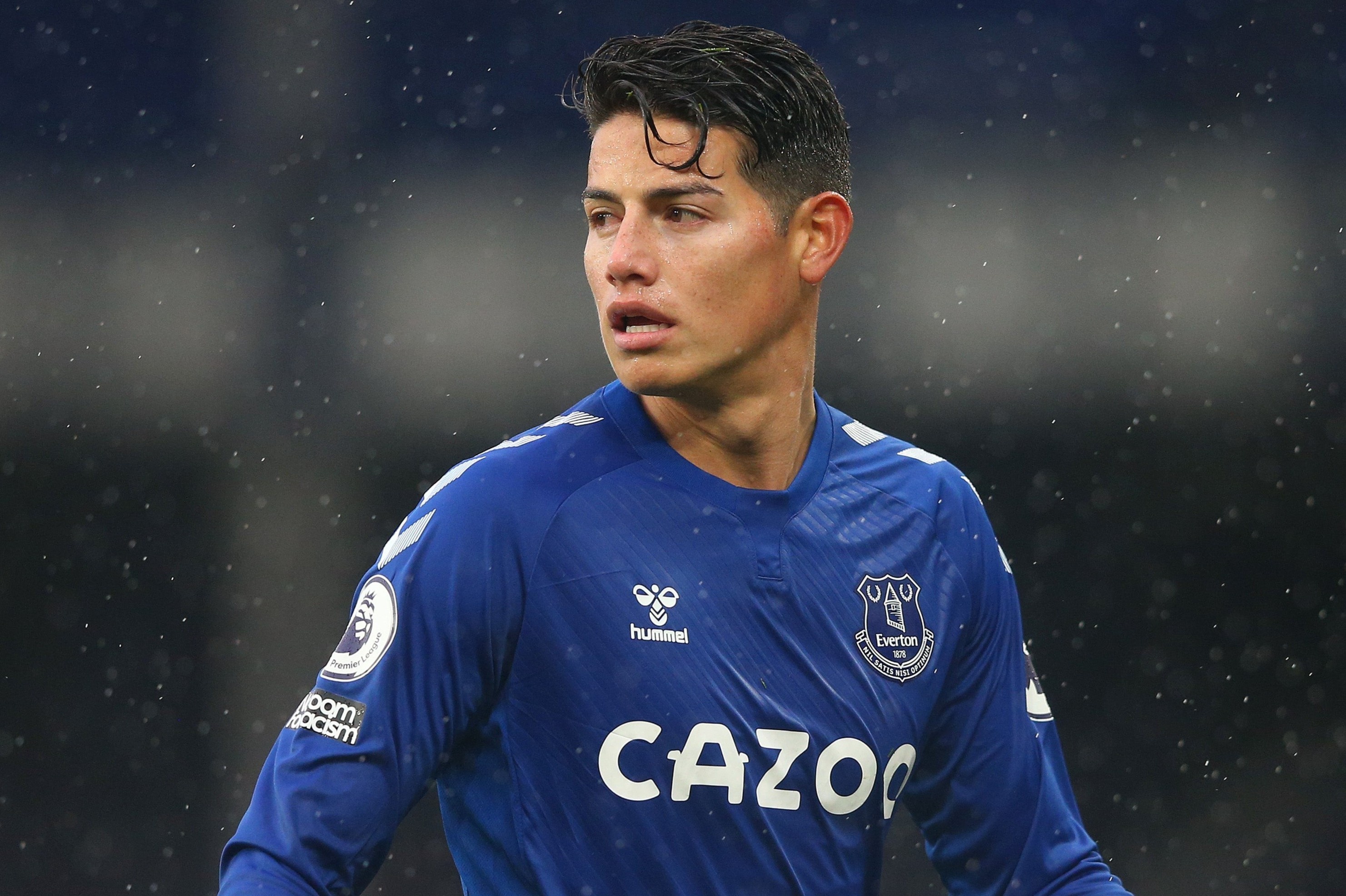 James Rodriguez vang mat o tran Everton gap Chelsea hinh anh