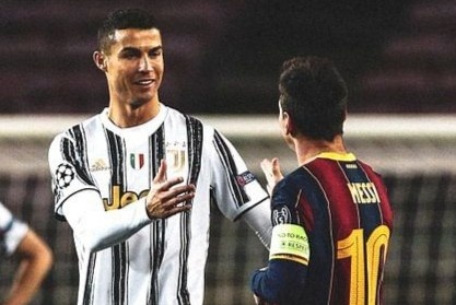 Ronaldo lan dau bau cho Messi trong 7 nam hinh anh
