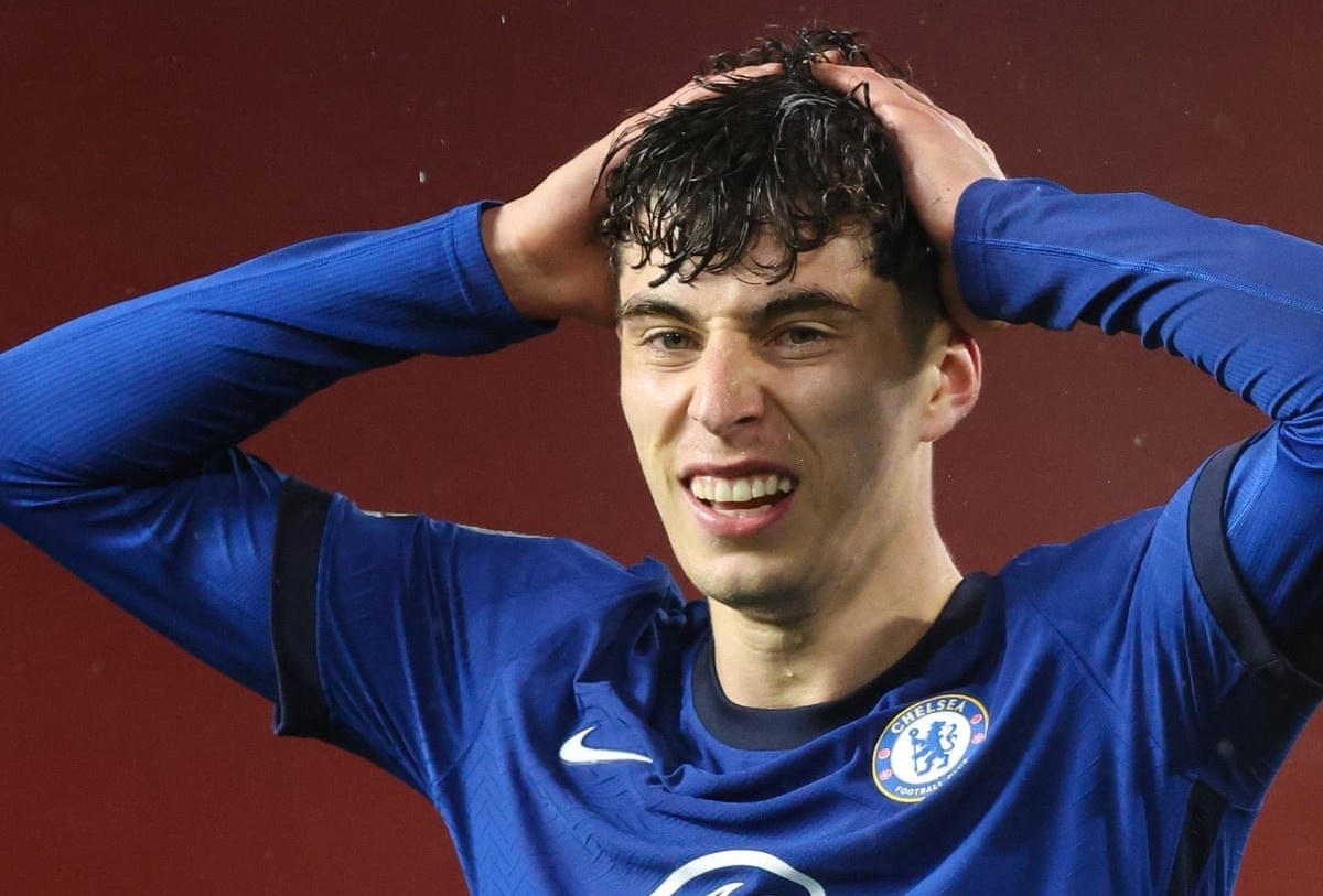 Kai Havertz dang chon vui su nghiep tai Chelsea hinh anh