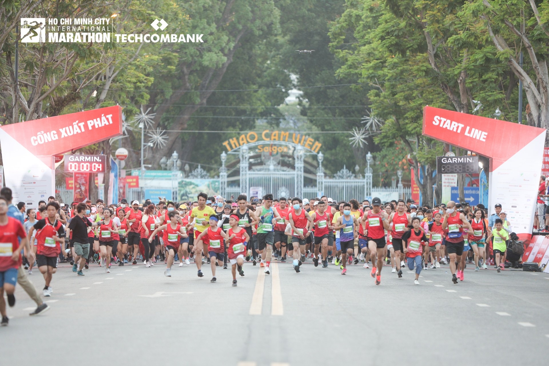 gian lan tai giai chay anh 1