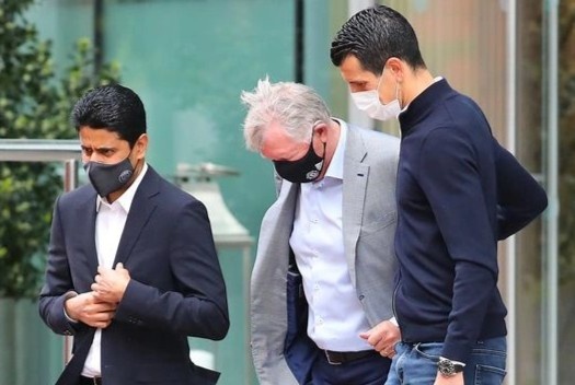 Sir Alex Ferguson gap lanh dao PSG truoc dai chien voi Man City hinh anh