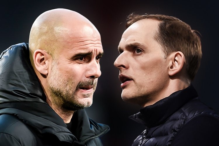 Pep Guardiola vs Tuchel anh 1