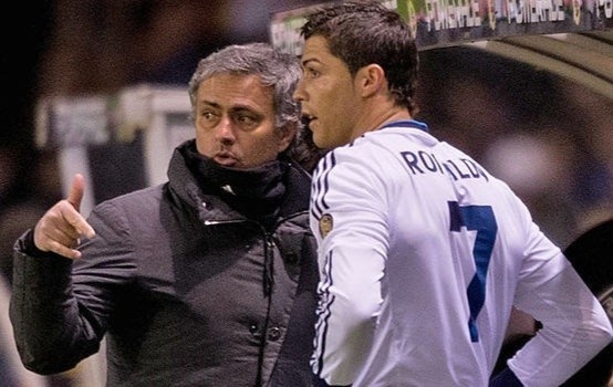 Mourinho lien he voi Ronaldo hinh anh