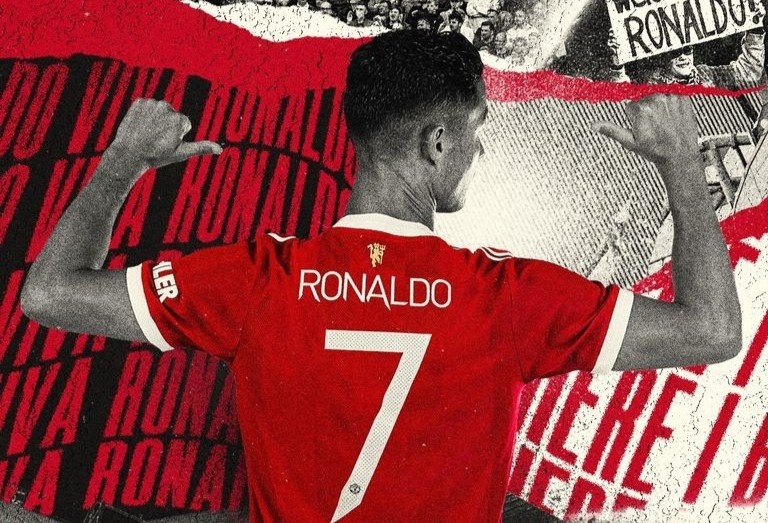 Cavani nhuong ao so 7 cho Ronaldo hinh anh