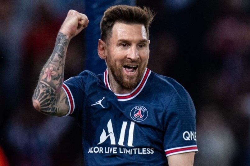 PSG va ao giac vinh quang tu Messi hinh anh