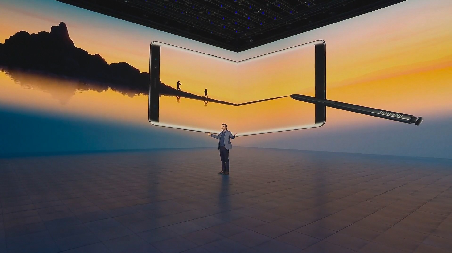 San khau ra mat Galaxy Note 8 gay an tuong manh hinh anh