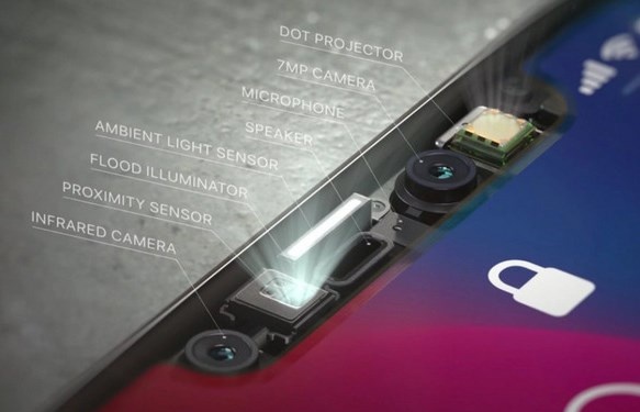 Nhan dien khuon mat Face ID tren iPhone X anh 1