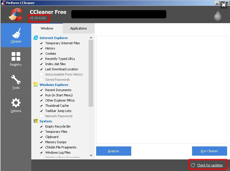 CCleaner dính mã độc ảnh 1 CCleaner dinh ma doc anh 1