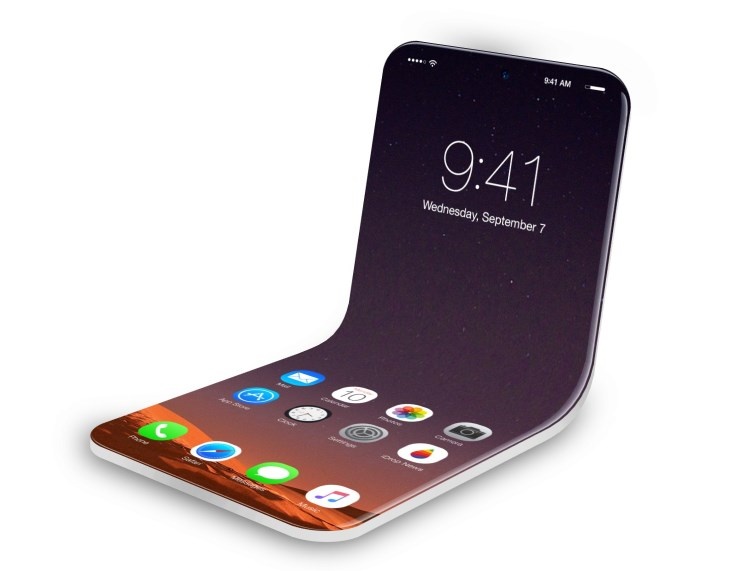 Anh dung iPhone 2020 man hinh gap tuyet dep hinh anh